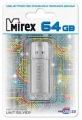 Флеш 64Gb Mirex Unit Silver