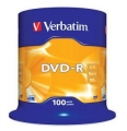 Диск DVD-R Verbatim 4,7Gb 16x Cake Box (100шт) [43549]