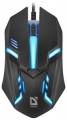 Мышь Defender Hit MB-550 black USB 7цветов, 3кн., 1200dpi (52550)