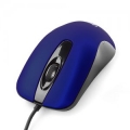 Мышь Gembird MOP-400-B синяя USB 1000dpi, бесшумный клик