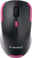 Мышь Gembird MUSW-415 чёрно-розовая, беспроводная, 3кн, 1600DPI
