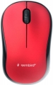 Мышь Gembird MUSW-270 красная , беспроводная, 3кн., 2.4ГГц 1000dpi