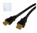 Кабель HDMI- HDMI 1m Cablexpert v1.4, 19M/19M, черный, позол.разъемы, экран [CC-HDMI4-1M]