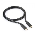 Кабель USB 3.1 Type-C-&gt;Type-C 1.0m Cablexpert экран, черн. [CCP-USB3.1-CMCM-1M]