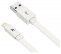 Кабель USB 2.0 Am -&gt;Lightning 1.0m Hoco X5 бамбук белый, для iPhone (6957531040019)