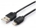 Кабель USB 2.0 Am -&gt;Lightning 1.8m Гарнизон для iPhone5/6/7/8/X, IPod, IPad, черный [GCC-USB2-AP2-6]