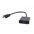 Переходник HDMI-VGA Cablexpert 19M/15F сигнал + 3.5 mm аудио [A-HDMI-VGA-03]