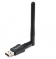 Адаптер USB2.0 беспроводной Gembird WNP-UA-009 600Мбит/с, двухдипазонный 802.11b/g/n/ac, с антенной, 18дБм