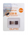 Флеш диск 32Gb Qumo Nano Black