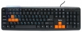 Клавиатура Dialog KS-020U black/orange Standart USB