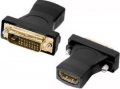 Переходник HDMI-DVI-D 19F/25M V-COM позолоченные контакты [VAD7818]