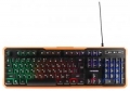 Клавиатура Гарнизон GK-320G USB, черный, разноцветная подсветка