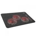 Подставка для ноутбука Crown CMLC-1043T black до 17&quot;, 3*fan, подсветка красная