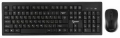 Комплект клавиатура + мышь беспроводная Gembird KBS-8002 black USB мини-приемник,1000dpi