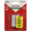 Аккумулятор Smartbuy R6 (AA) 2700mAh (2шт) (SBBR-2A02BL2700)