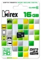 Карта памяти microSDHC 16Gb Mirex Сlass 10