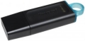 Флеш накопитель 64Gb Kingston DataTraveler Exodia DTX/64GB USB-3.1 черный/голубой