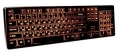 Клавиатура Dialog KK-ML17U black Katana-Multimedia. с янтарной подсветкой клавиш, USB