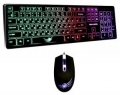 Комплект клавиатура + мышь Dialog KMGK-1707U black USB проводной, клавиатура + опт. мышь с RGB подсветкой