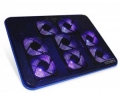 Подставка для ноутбука Crown CMLC-206T 17&quot; синяя led подсветка, кулеры:D70mm*8, регулятор скорости,2 уровня наклона