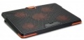 Подставка для ноутбука Crown CMLS-133 19&quot; оранжевая led подсветка, кулеры:D110mm*1+ D85mm*4, регулятор скорости, 3 уровня наклона