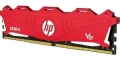 Модуль памяти DDR4 16Gb 2666MHz HP V6 18-18-18-43 с радиатором, красный (7EH62AA)