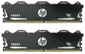 Модуль памяти DDR4 2x8Gb 3600MHz HP V6 18-22-22-42 с радиатором, чёрный (7TE46AA)