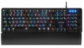 Клавиатура CBR KB 890 Armor black механическая игровая, USB, 104 кл., свитчи Outemu Blue, Anti-Ghosting, N-key rollover, RGB LED, 60 млн. наж., подст. под запястье, каб. 1,8м