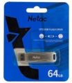 Флеш накопитель 64Gb Netac U381 (NT03U381B-064G-30PN) USB-3.0+microUSB металл