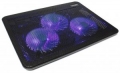 Подставка для ноутбука Crown CMLC-1043T black до 17&quot;, 3*fan, подсветка синяя
