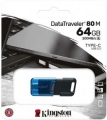 Флеш накопитель 64Gb Kingston DataTraveler DTM80 USB-C 3.2 Gen1 (DTM80/64GB)
